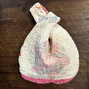 Vintage Quilted Japanese Knot Bag